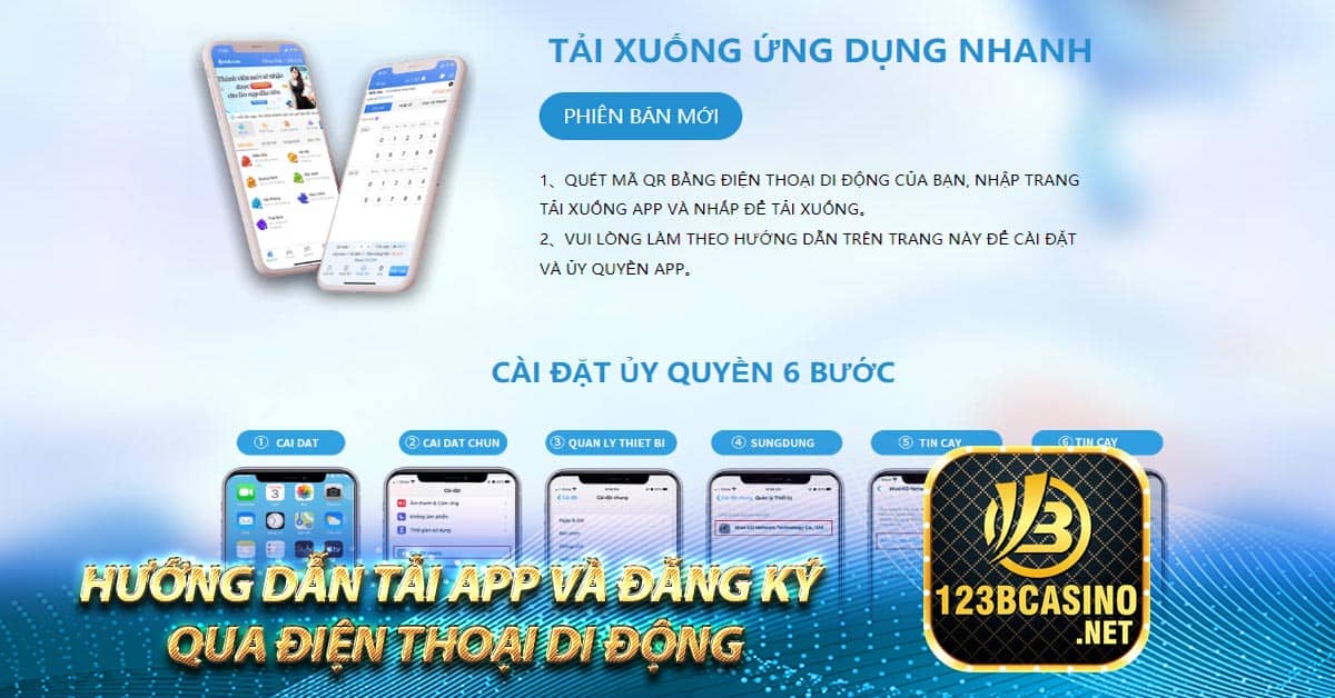 Hướng dẫn tải app và đăng ký qua điện thoại di động