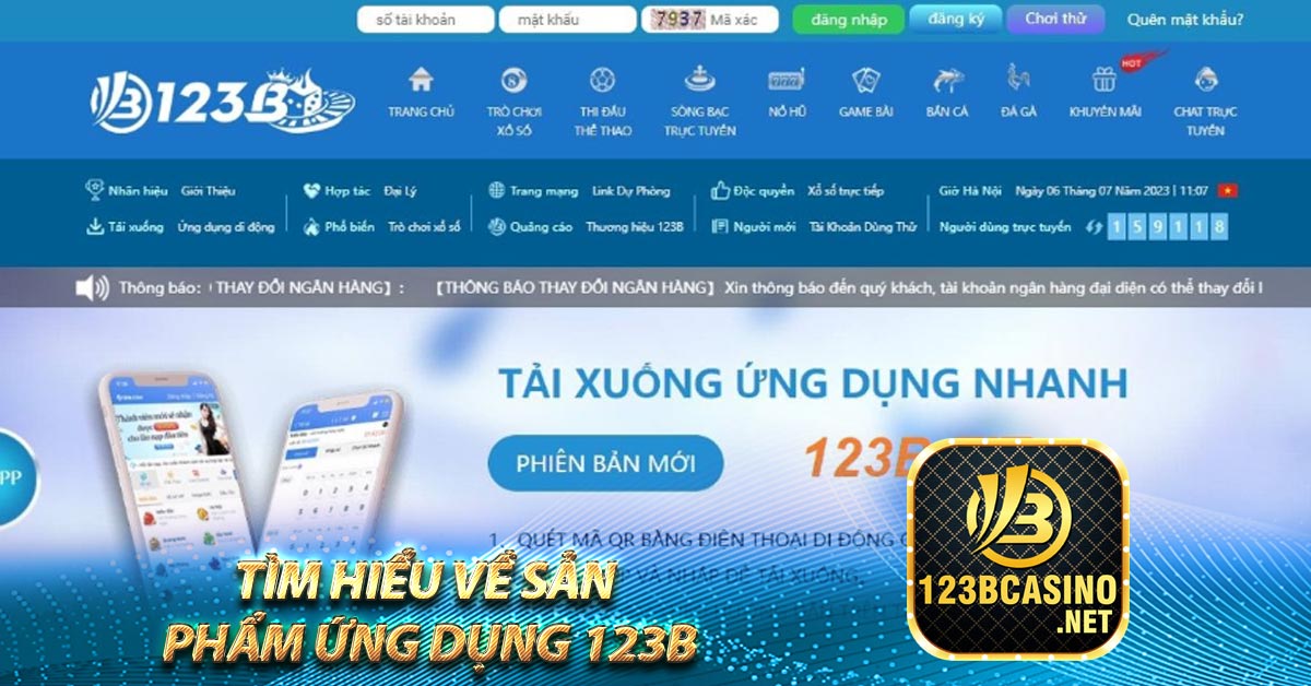 Tìm hiểu về sản phẩm ứng dụng 123b