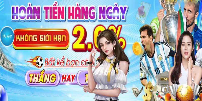 Hoàn trả cược thua cho người chơi là ưu đãi được yêu thích nhất