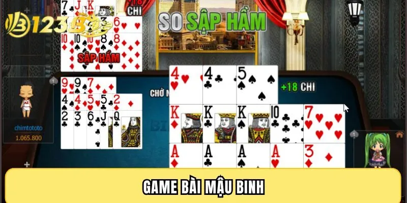 Game bài Mậu Binh được đông đảo người chơi lựa chọn